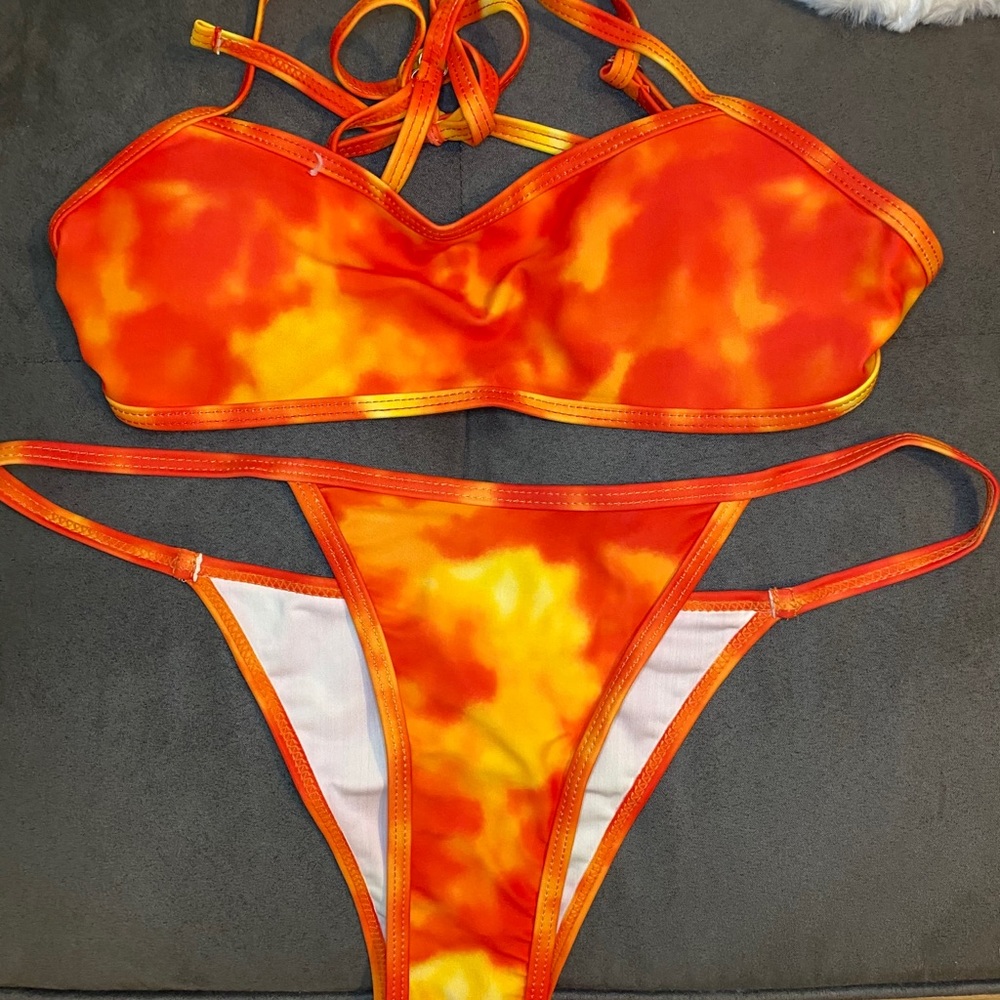 Women’s Red, Orange, Yellow Bikini